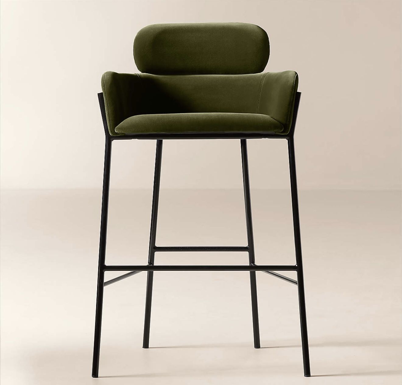 Cb2 Velvet Bar Stools