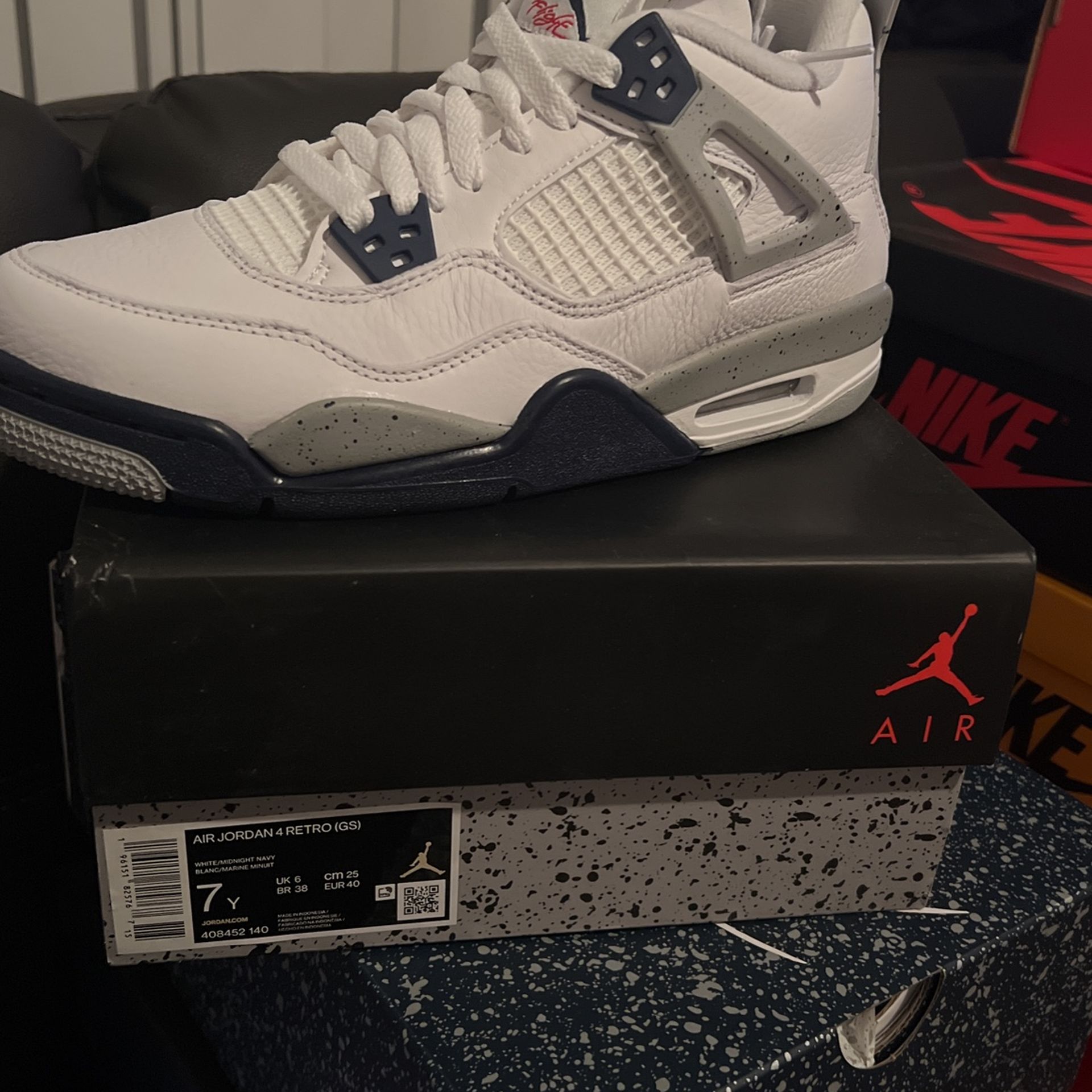 Air Jordan 4 Retro GS 'Midnight Navy