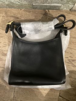 Vintage Coach 9997 Legacy Genuine Leather Black Crossbody Bag