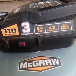 Mcgraw 3 Gallon Air Compressor
