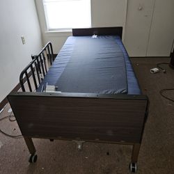 Bed with remote  Mobile Wheelchair 