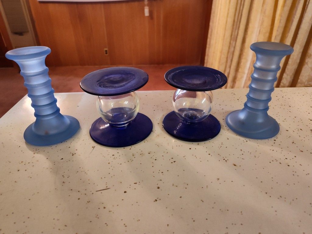 CANDLE HOLDERS FOR $15 FOR ALL 4