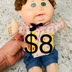 $8 Cabbage Doll with Curly Hair in great condition like new