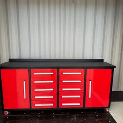 Tool Box 7ft-10DD-2-01C Red