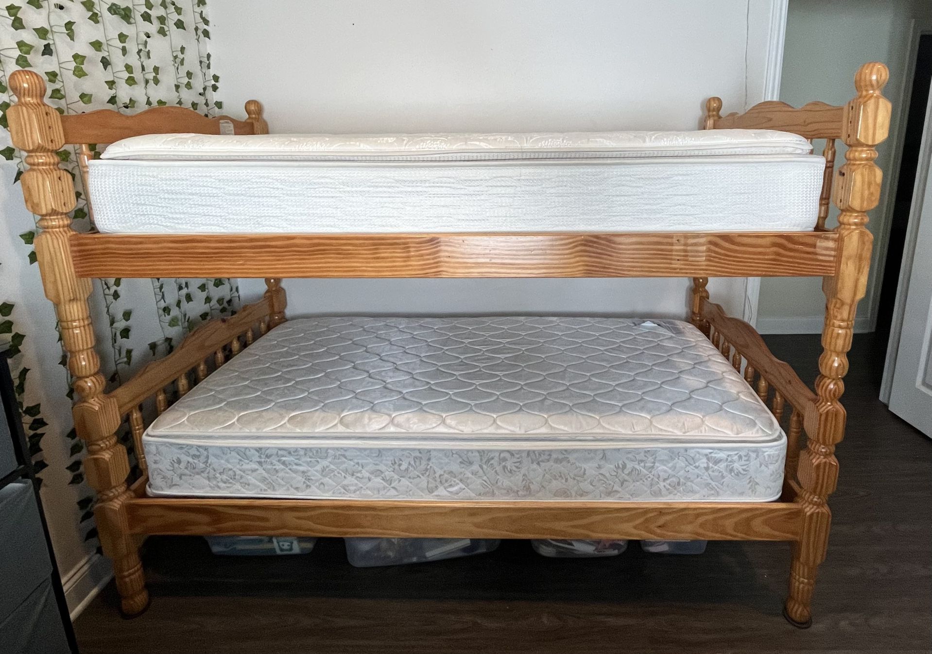 Twin Bunk Bed Mattress Included 