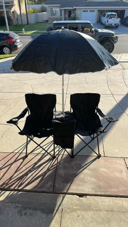 Double Chair W/umbrella