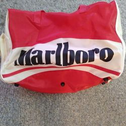 VINTAGE. ORIGINAL. MARLBORO BAG 2 FOOT LONG & 12X 16 INCHES PERFECT CONDITION FOR AGE