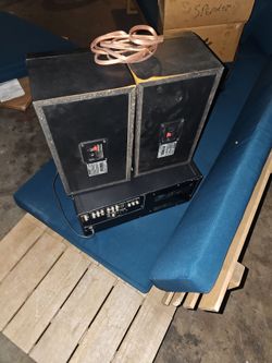 Sony dvp-cx850d and 2 bose speakers