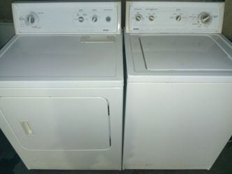 Kenmore set washer and gas dryer they both work great