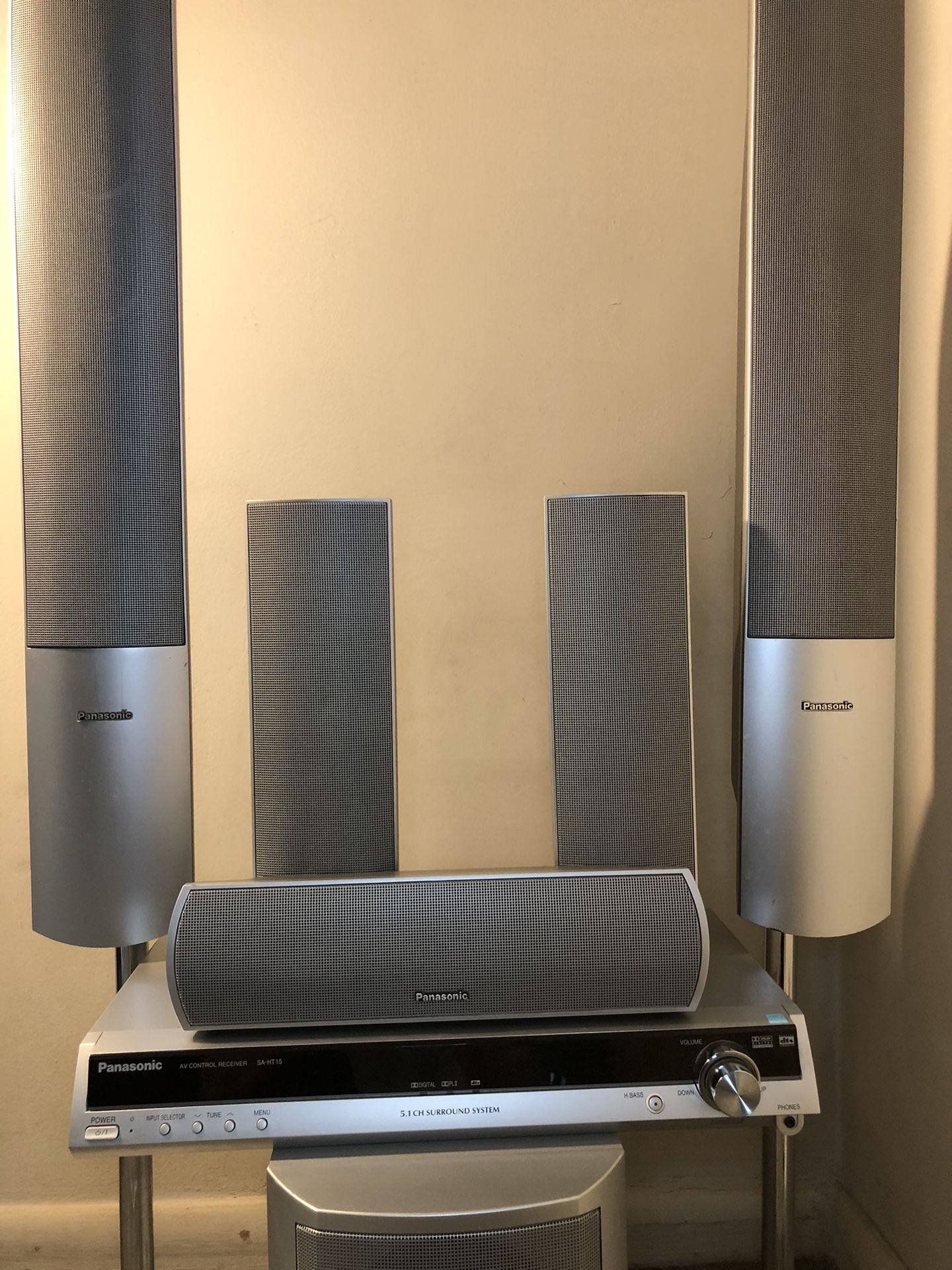 Panasonic SC-HT15 700W Home Theater Audio System