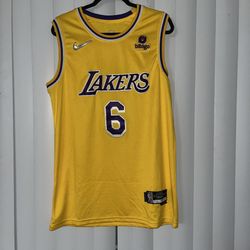 Official Lebron James #6 NBA Lakers Jersey