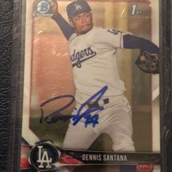 Dennis Santana Autograph Lot 
