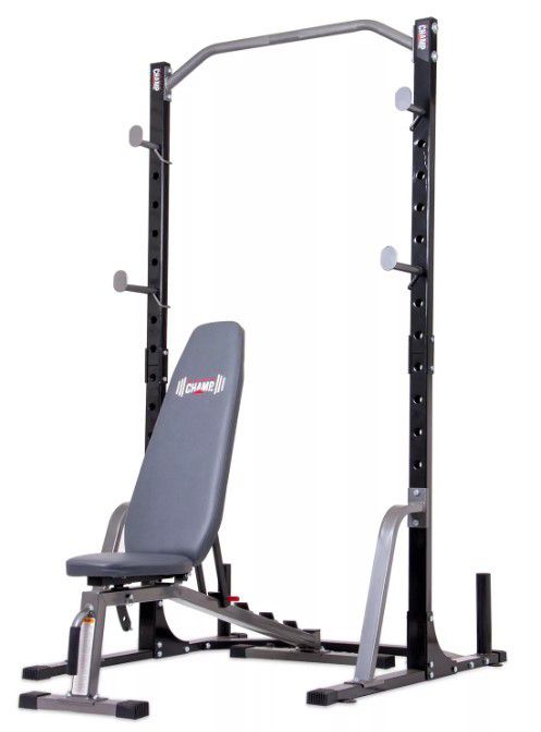 Olympic Weight Bench With Squat Rack *** Brand New ***