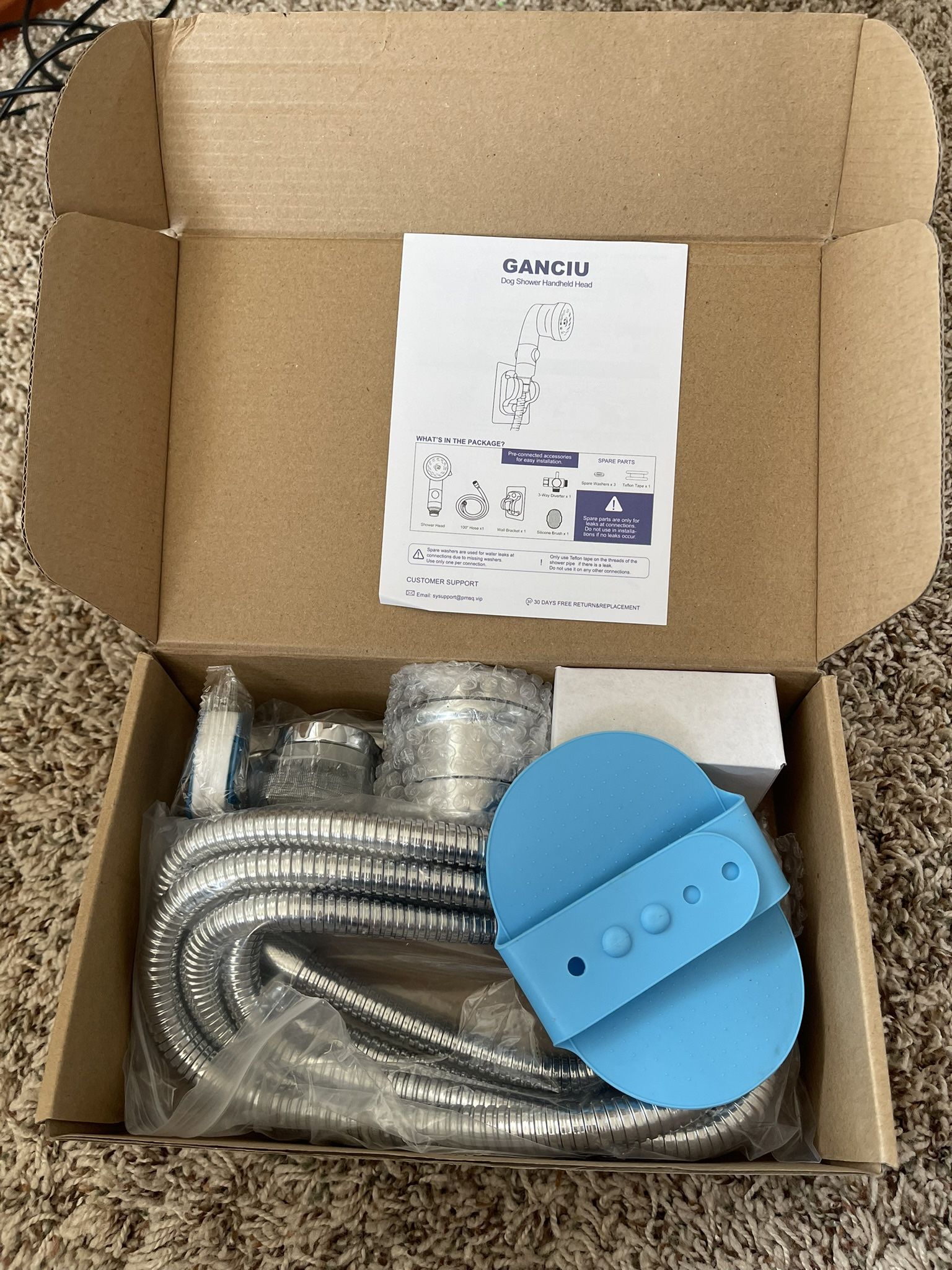 Dog Washer Handheld Shower Kit
