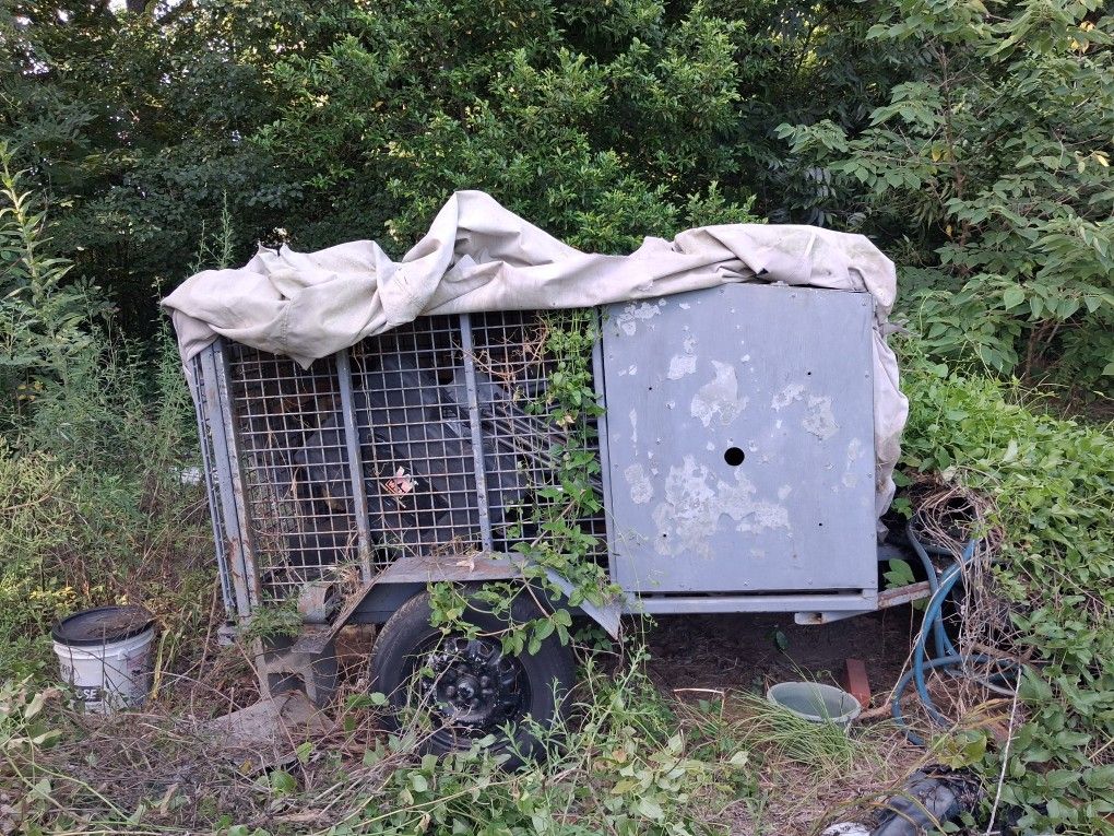 Single Axel Livestock Trailer