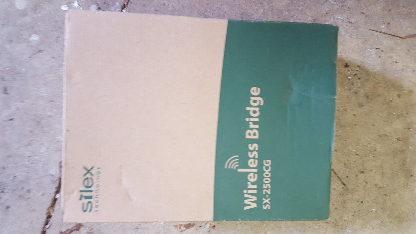 Brand new- silex wireless bridge SX-2500CG
