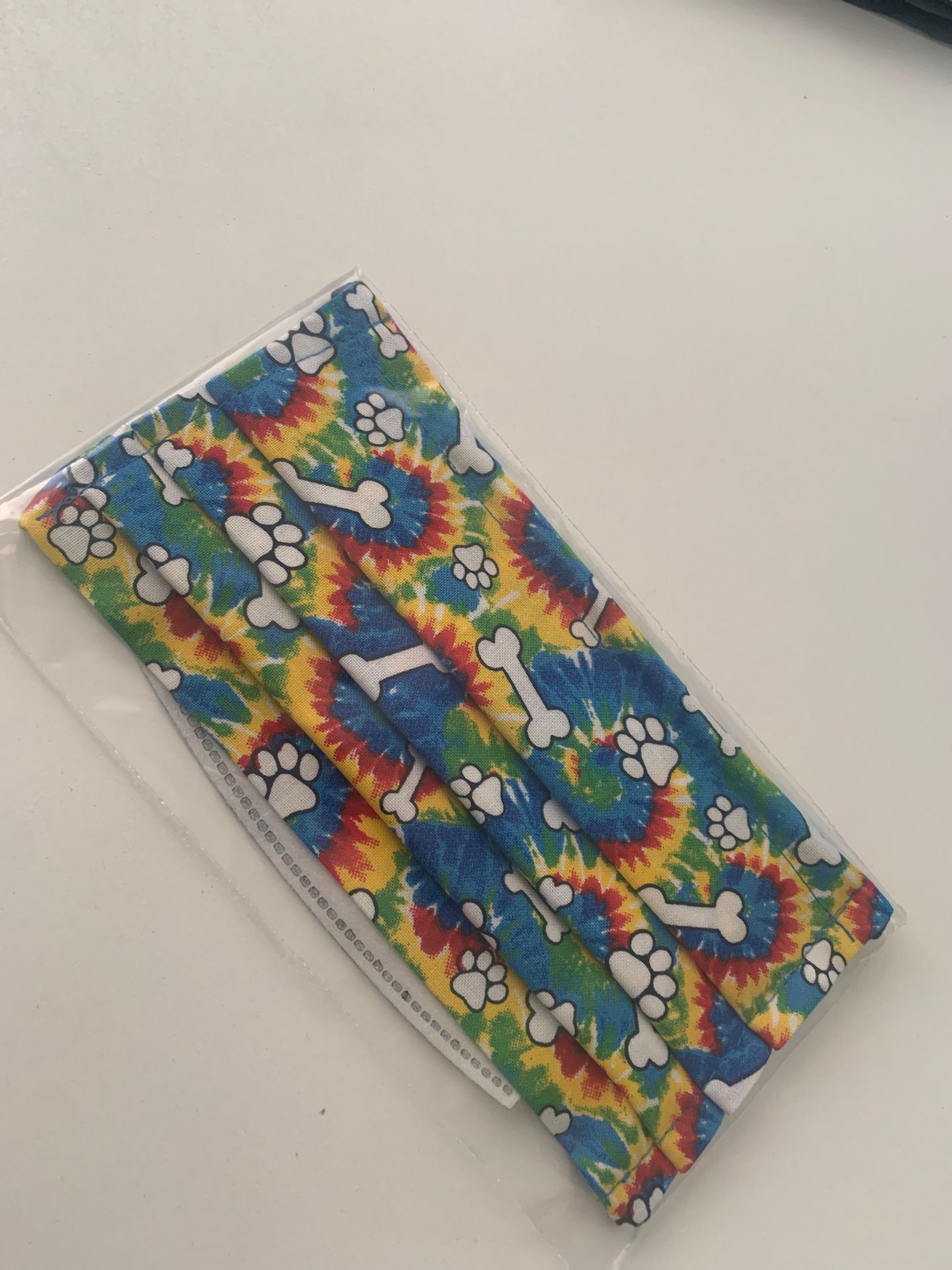 Pride 2020 Dog Bones & Paws Cotton washable reusable facemask with filter