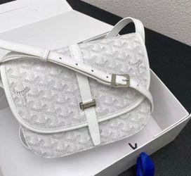 White Goyardine Canvas Belvedere II PM Without box