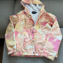 Volcom Tie Dyed Water Resistant Jacket Size XS Women’s