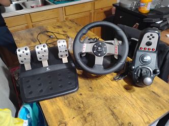 Logitech G27 Racing Wheel with Pedals and Shifter