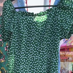 green sundress 