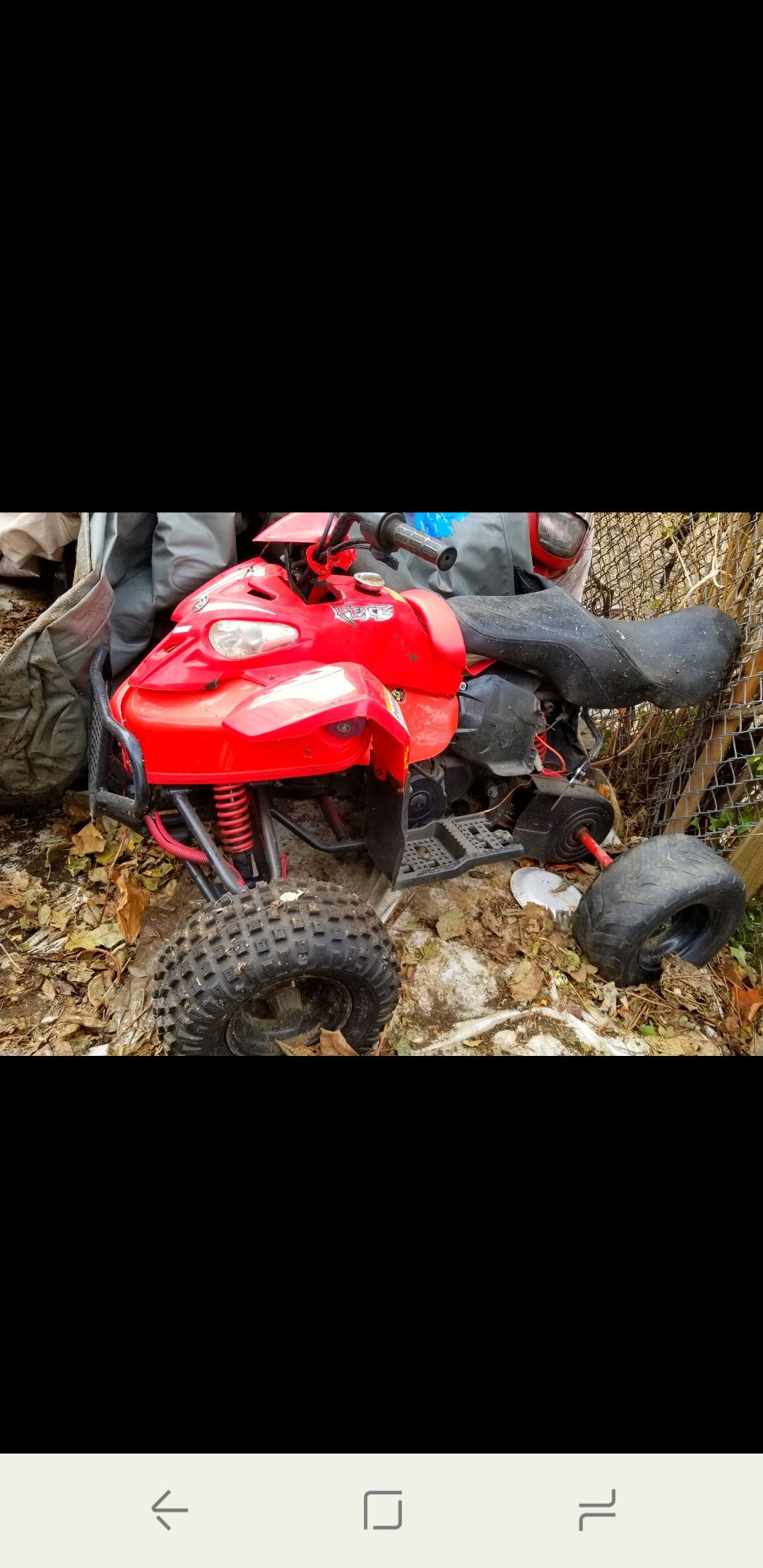 Four wheeler atv tao tao 100 plus cc electric start