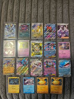 Pokemon TCG Lot of Assorted EX, Full Art and Cosmo Holo Cards