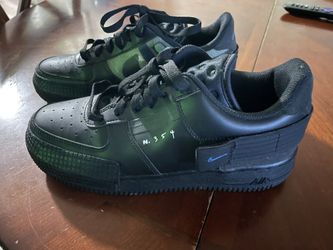 Nike Air Force 1 Type Black Photo Blue