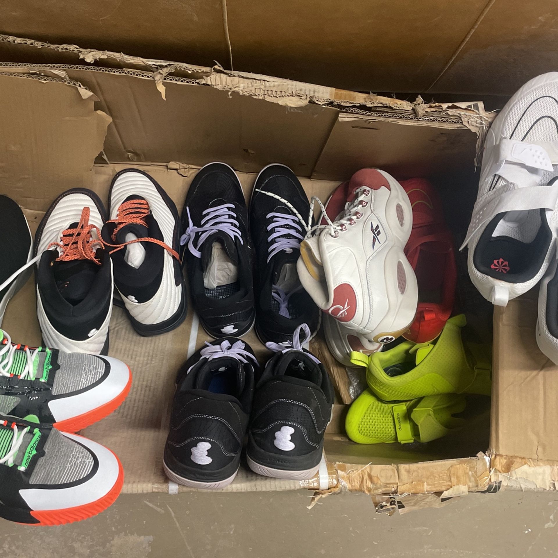 9 Pair Shoes Ethics, New Balance, Nike for Sale in San Antonio, TX