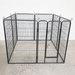 New in box $135 Heavy Duty 48” Tall x 32” Wide x 8-Panel Pet Playpen Dog Crate Kennel Exercise Cage Fence