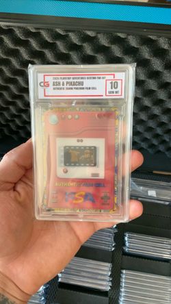 Graded Pokémon Film Cell Trading Card
