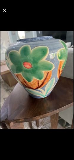 Italian Handpainted Vase