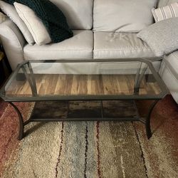 Coffee Table And 2 End Tables W/ Lamps
