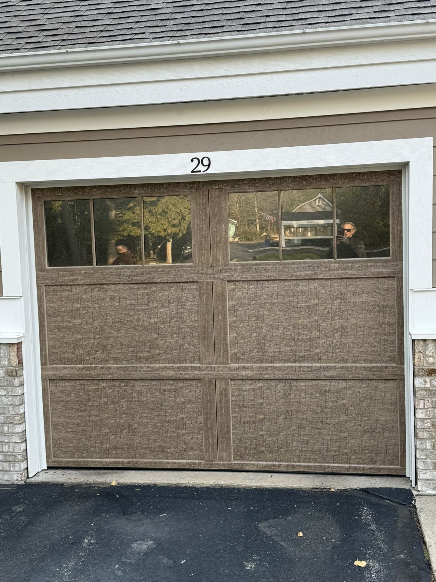 New Garage Doors. Single