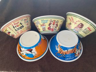 Vintage Kellogg’s Plastic Cereal Bowls