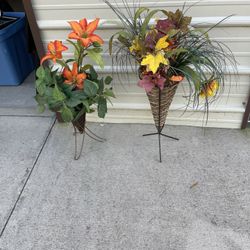 Flower decor $15 for the pair