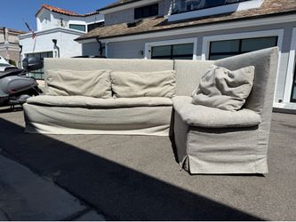 Custom Upholstered Banquette - Down-Filled Cushions - $600 OBO