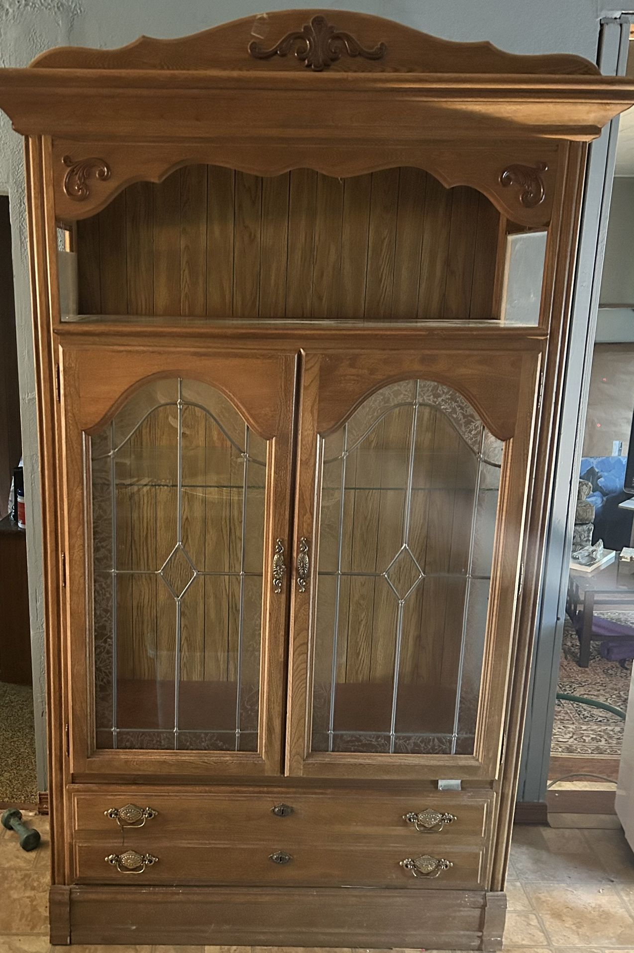 Display Cabinet With Glass Doors
