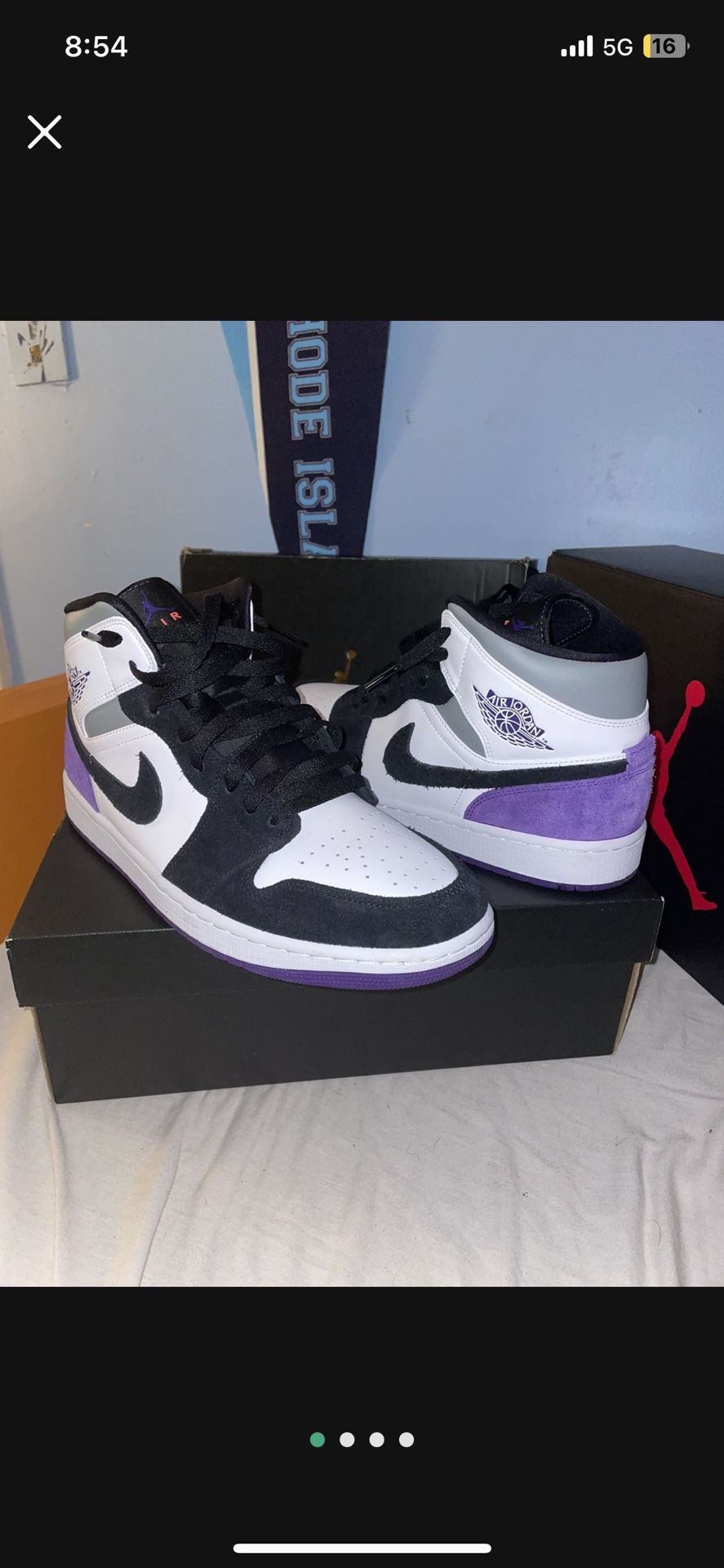 Jordan 1 Mid Se Purple