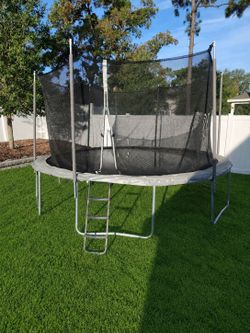 14ft trampoline with ladder
