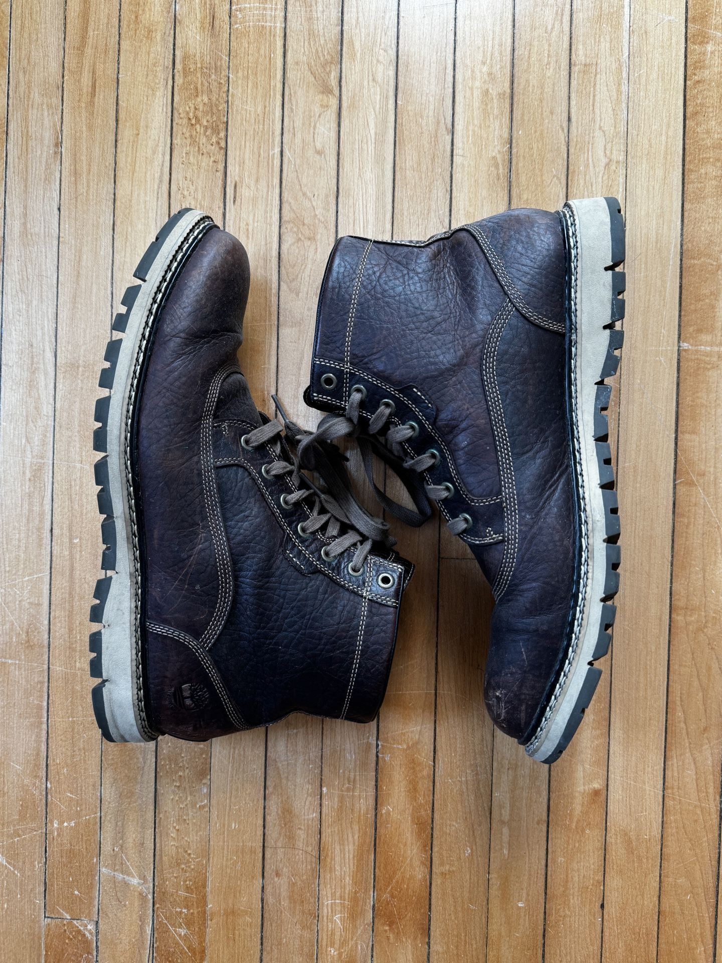 Timberland Britton Hill Waterproof Brown Leather Boot Men's Sz. 11