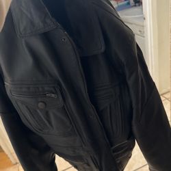 Beautiful Pearl Leather Jacket 