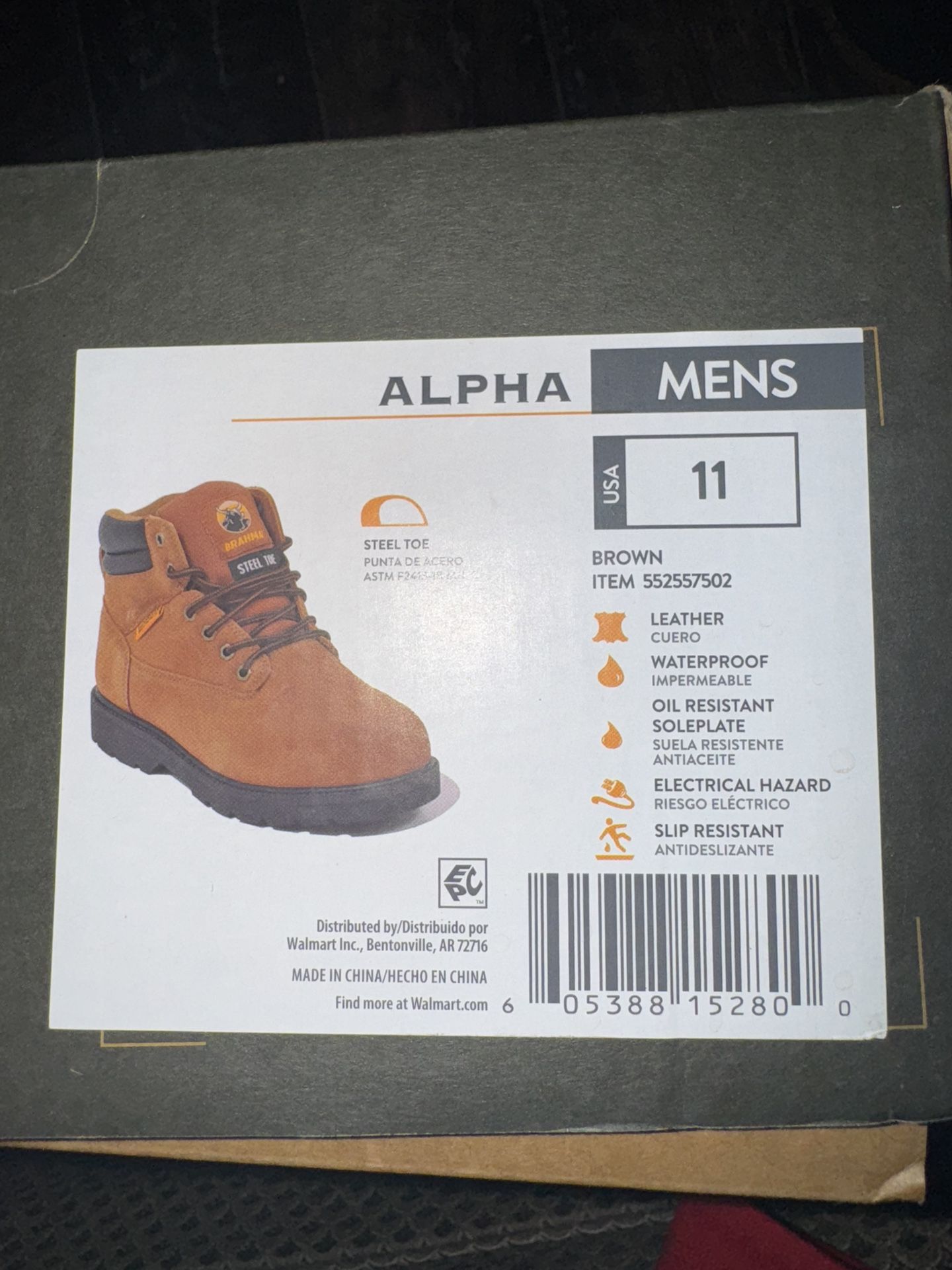 BRAHMA WORK BOOTS