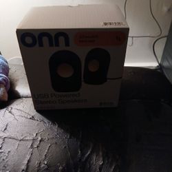 One Stereo Speakers,blwck,input Jack 3.5mm Auc