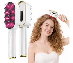 LED Red Light Scalp Massager Hair Growth Brush