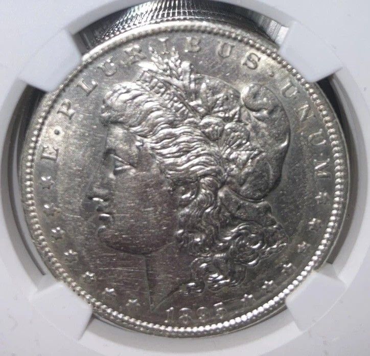 1895 O MORGAN SILVER DOLLAR AU $1 COIN