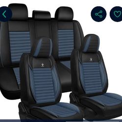 Faux leather seat covers brand new in plastic