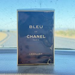 3.4oz Bleu De Chanel L'Exclusif Parfum Cologne (100% Authentic)