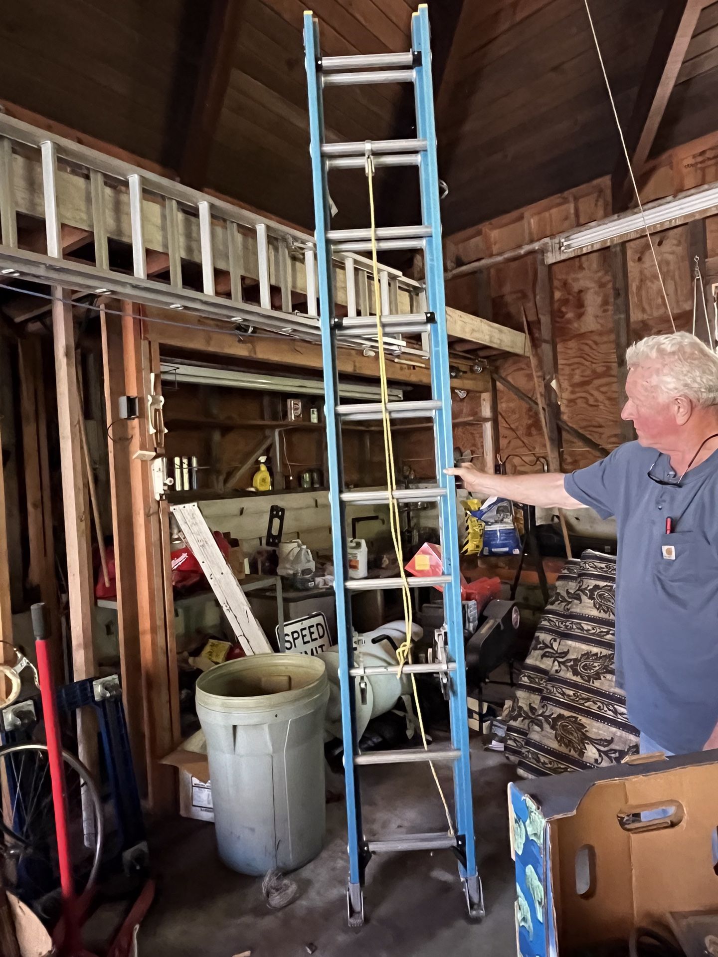 Warner 20’ Fiberglass Ladder