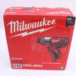 Milwaukee 2462-20 12V Lithium-Ion Cordless 1/4" Hex Impact
